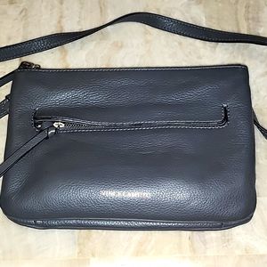 Vince Camuto Gray Leather Crossbody